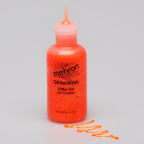 Mehron Glittermark Orange 15 ml